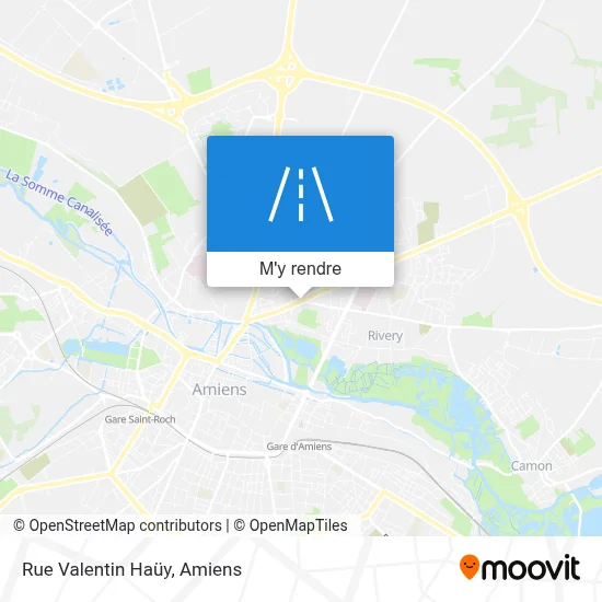 Rue Valentin Haüy plan