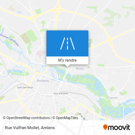 Rue Vulfran Mollet plan