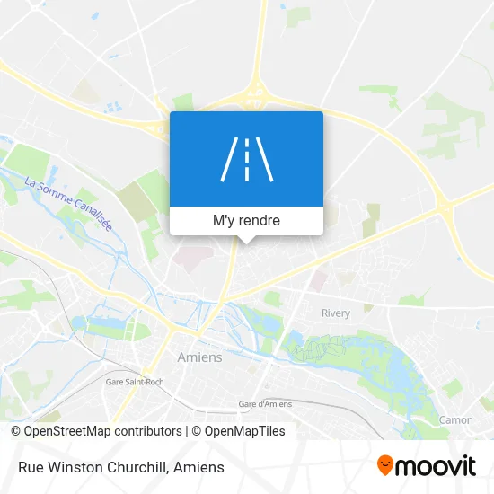 Rue Winston Churchill plan