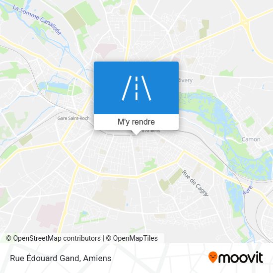 Rue Édouard Gand plan