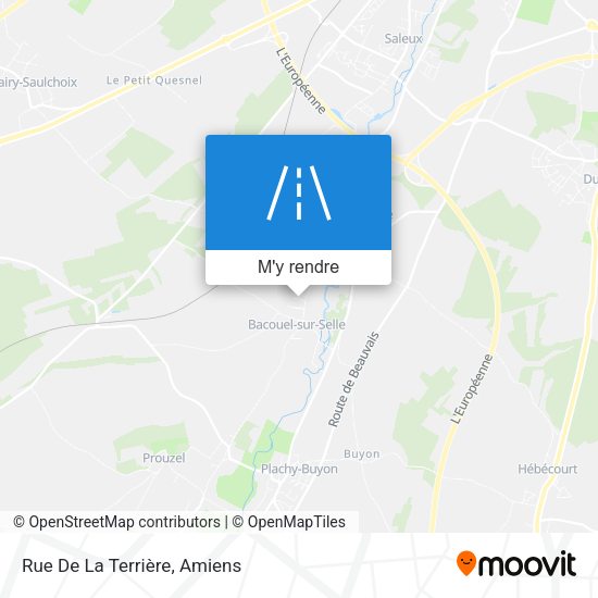 Rue De La Terrière plan
