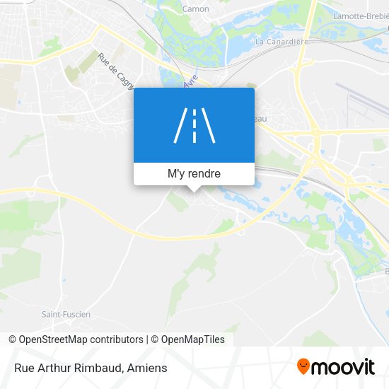 Rue Arthur Rimbaud plan