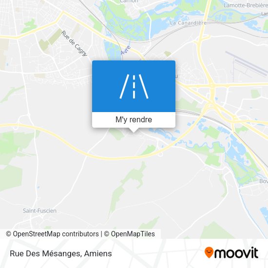Rue Des Mésanges plan