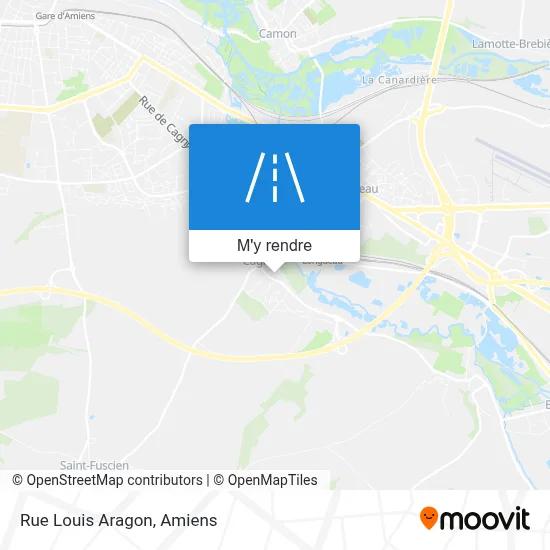 Rue Louis Aragon plan