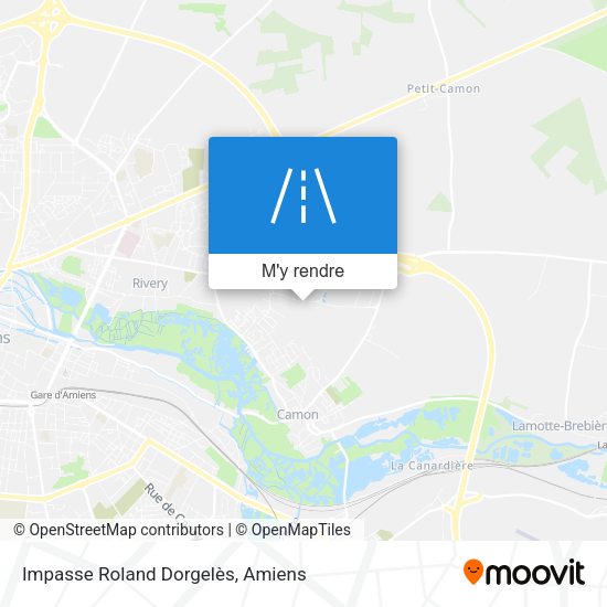 Impasse Roland Dorgelès plan
