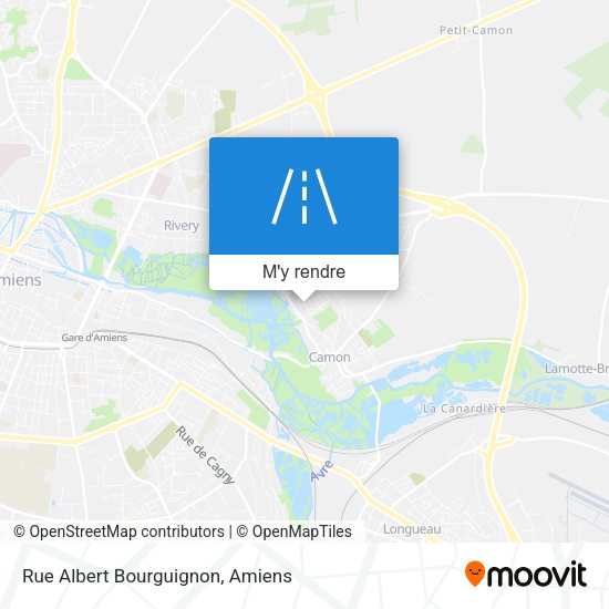 Rue Albert Bourguignon plan
