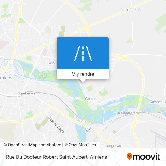 Rue Du Docteur Robert Saint-Aubert plan