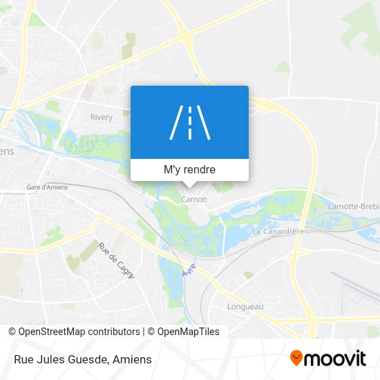 Rue Jules Guesde plan