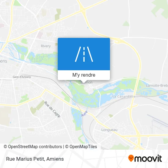 Rue Marius Petit plan