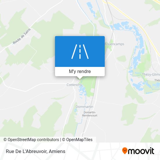 Rue De L'Abreuvoir plan