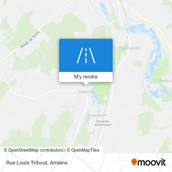 Rue Louis Tribout plan