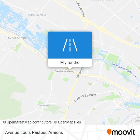 Avenue Louis Pasteur plan