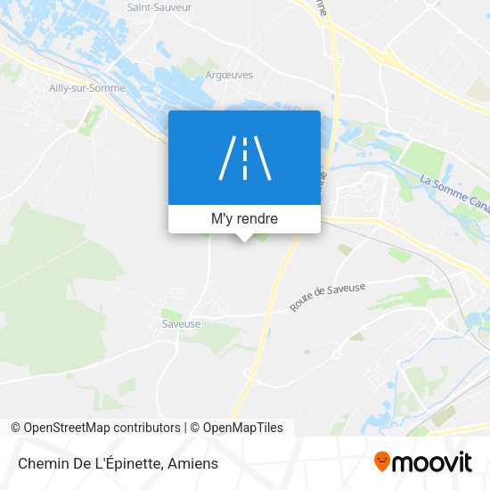 Chemin De L'Épinette plan