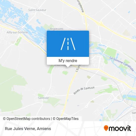 Rue Jules Verne plan