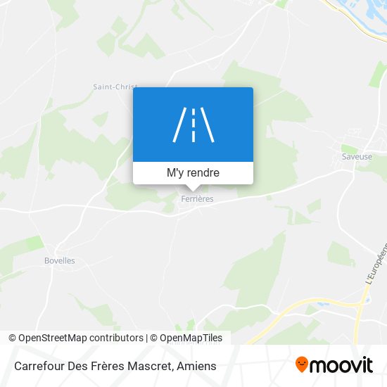 Carrefour Des Frères Mascret plan