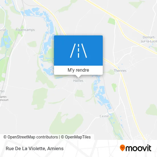 Rue De La Violette plan