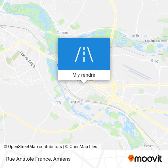 Rue Anatole France plan