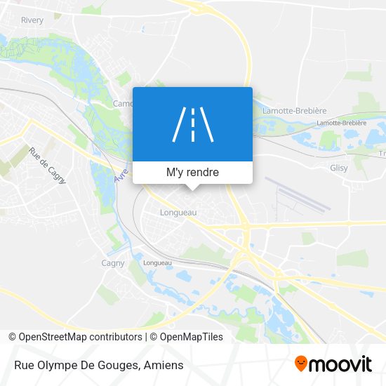 Rue Olympe De Gouges plan