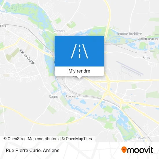 Rue Pierre Curie plan