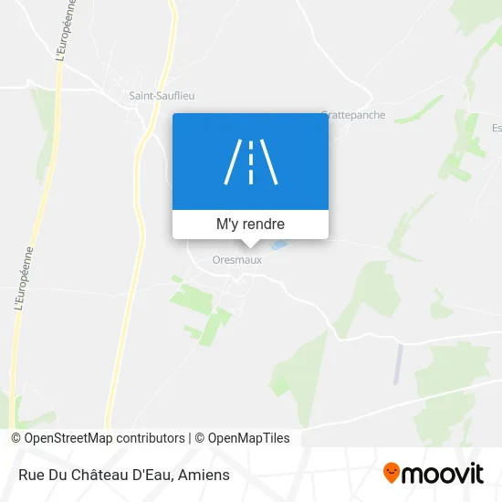 Rue Du Château D'Eau plan