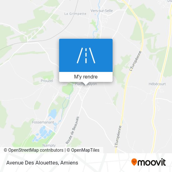 Avenue Des Alouettes plan