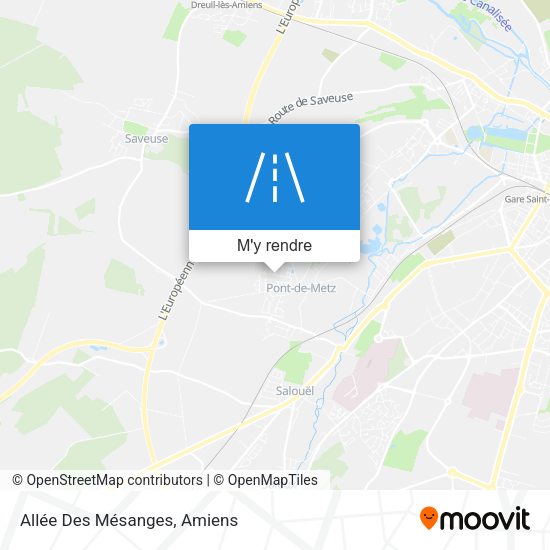 Allée Des Mésanges plan
