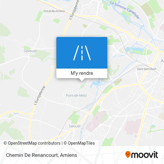 Chemin De Renancourt plan