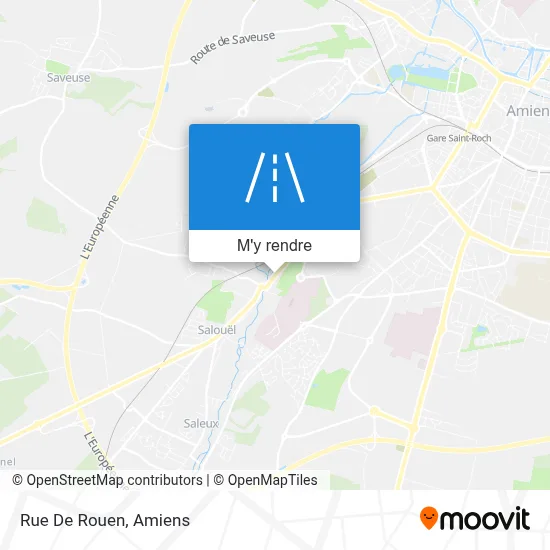 Rue De Rouen plan