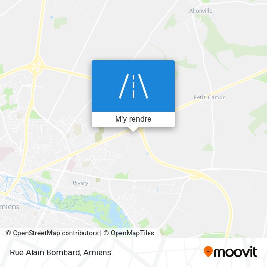 Rue Alain Bombard plan