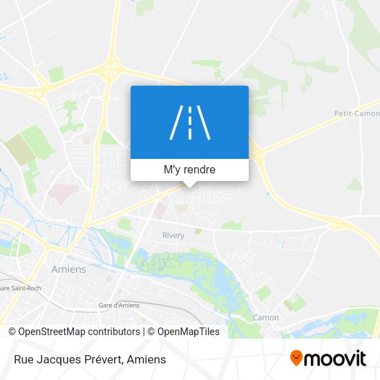 Rue Jacques Prévert plan