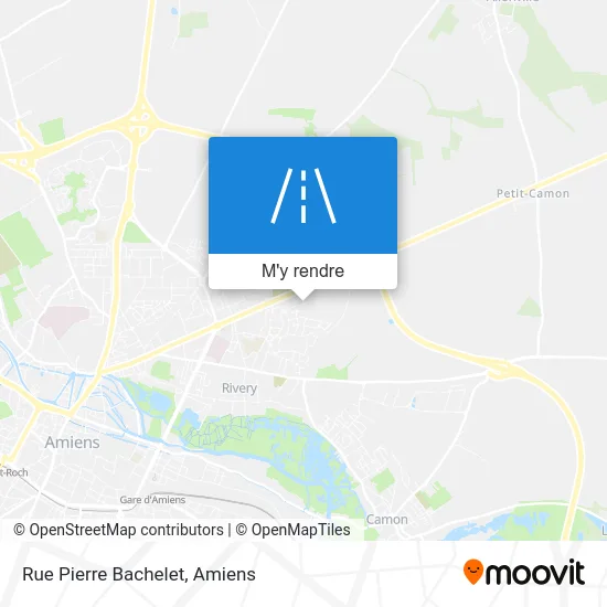 Rue Pierre Bachelet plan