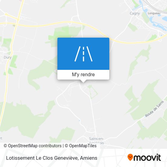 Lotissement Le Clos Geneviève plan
