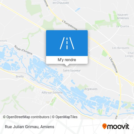 Rue Julian Grimau plan