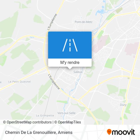Chemin De La Grenouillère plan
