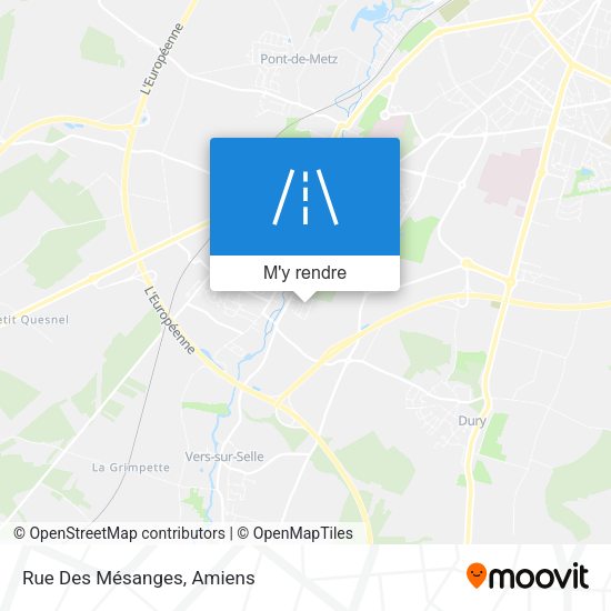 Rue Des Mésanges plan