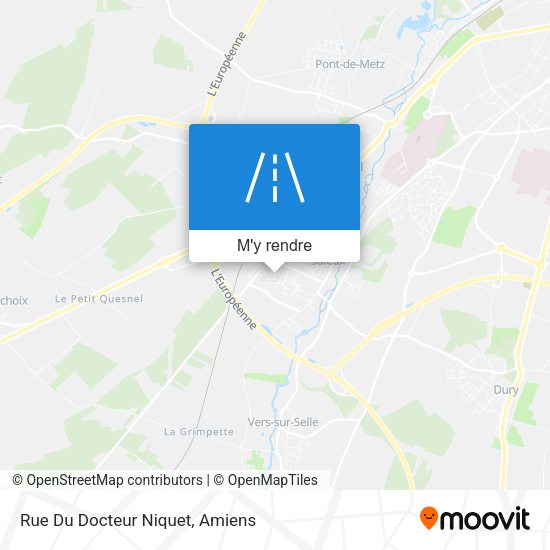Rue Du Docteur Niquet plan