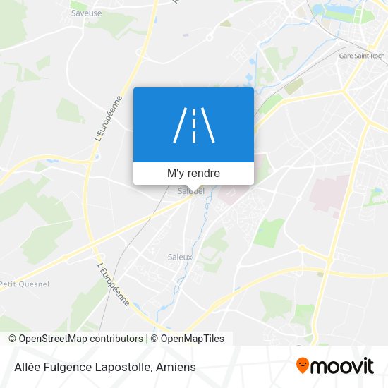 Allée Fulgence Lapostolle plan