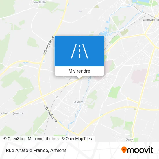 Rue Anatole France plan