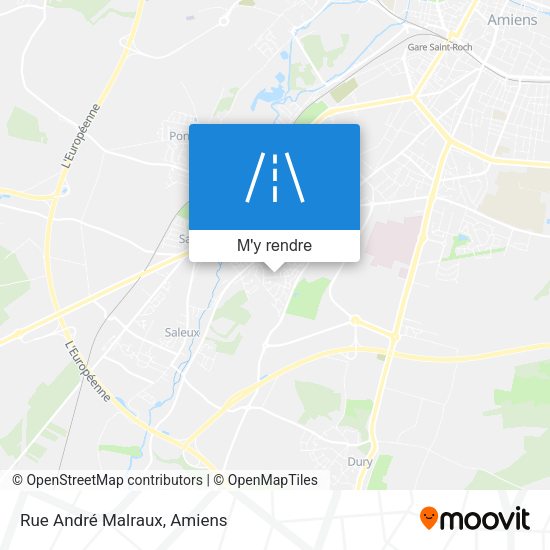 Rue André Malraux plan