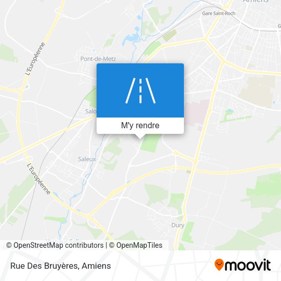 Rue Des Bruyères plan
