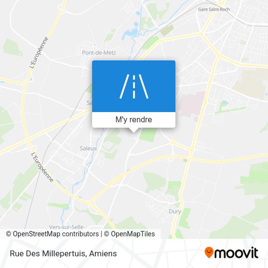 Rue Des Millepertuis plan