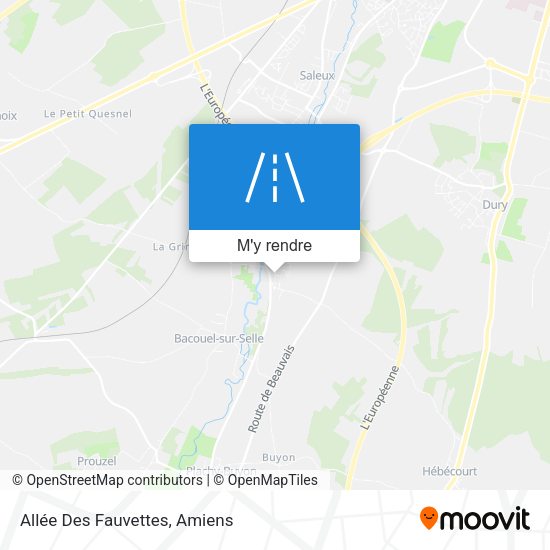 Allée Des Fauvettes plan