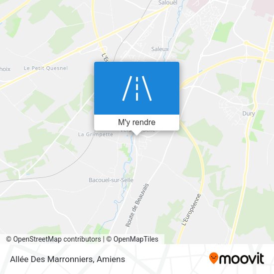Allée Des Marronniers plan
