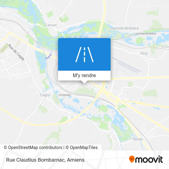 Rue Claudius Bombarnac plan