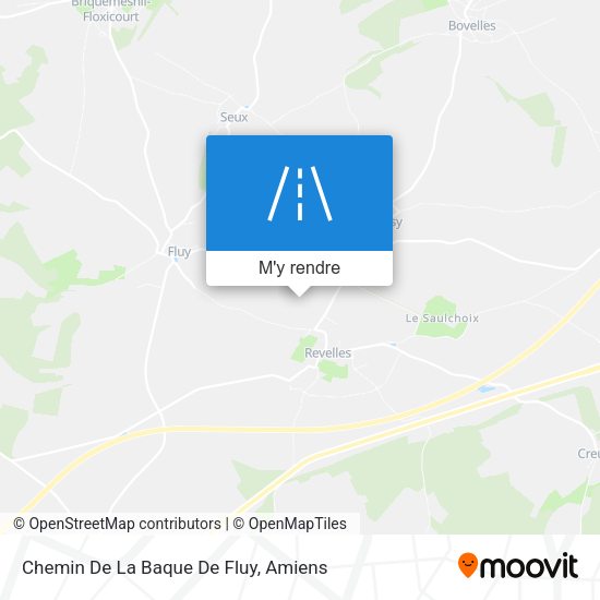Chemin De La Baque De Fluy plan