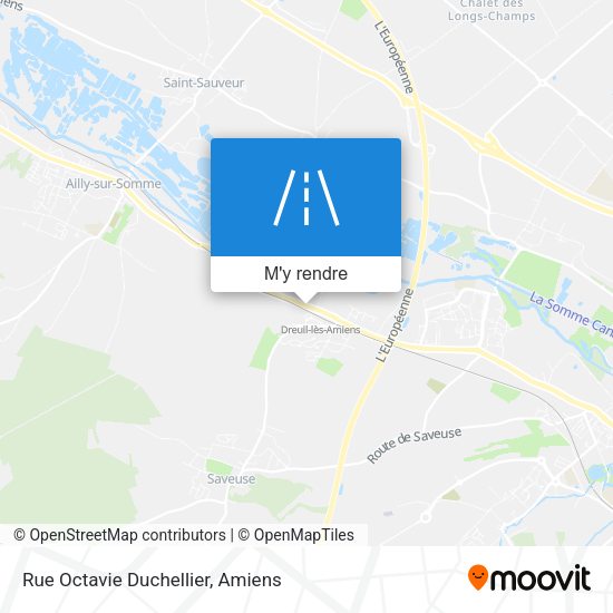 Rue Octavie Duchellier plan