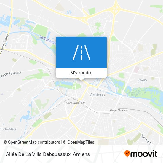 Allée De La Villa Debaussaux plan