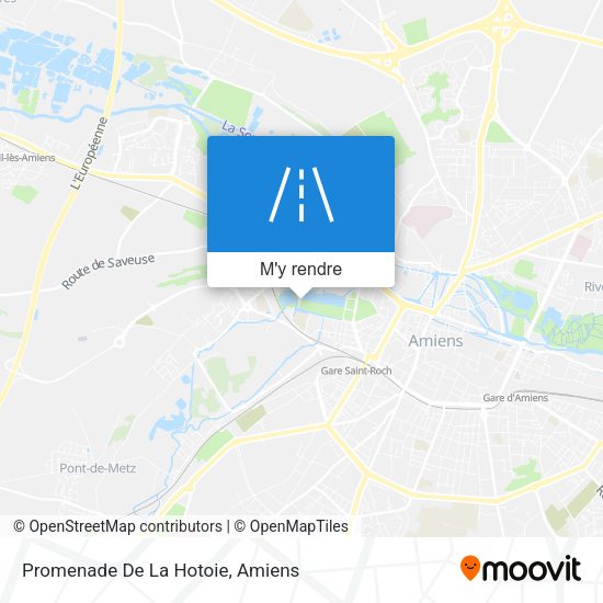 Promenade De La Hotoie plan