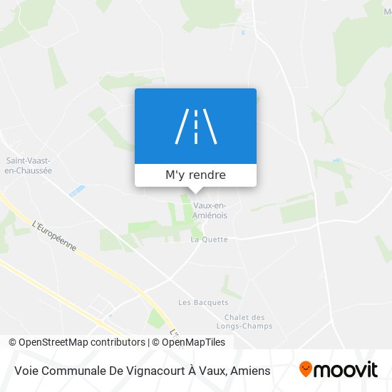 Voie Communale De Vignacourt À Vaux plan