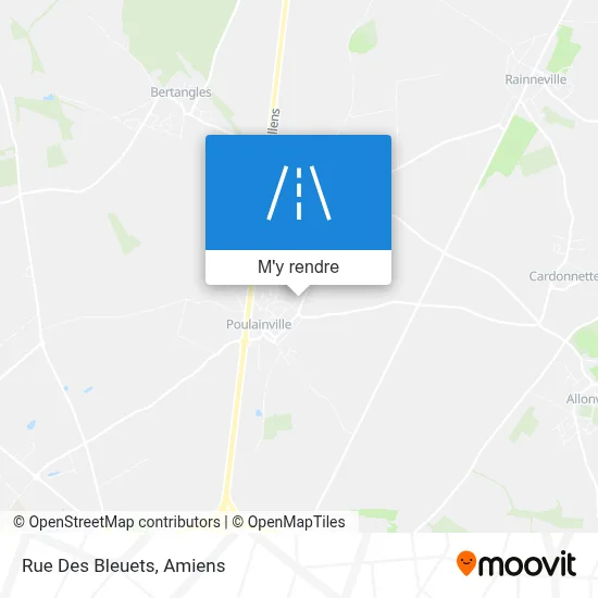 Rue Des Bleuets plan